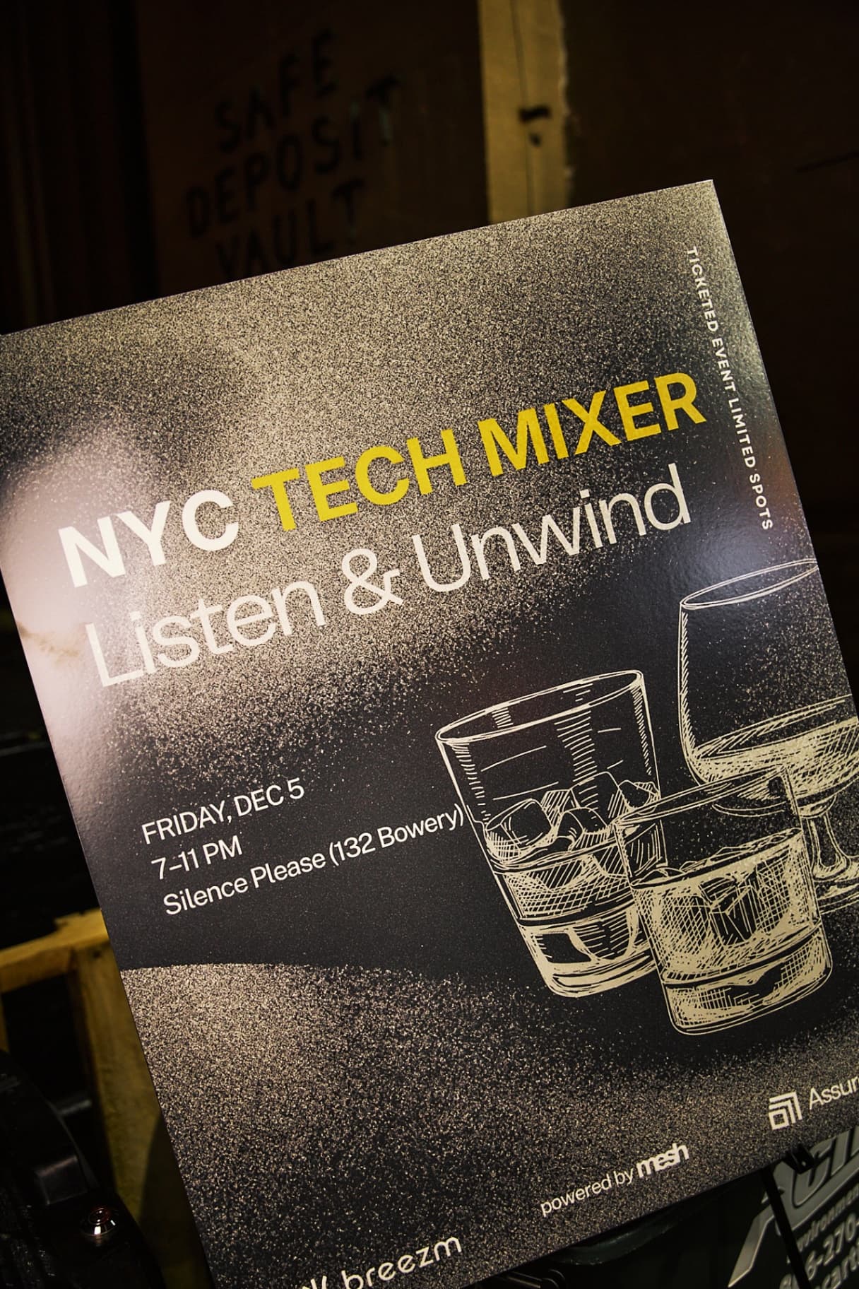 NYC Tech Mixer: Listen & Unwind